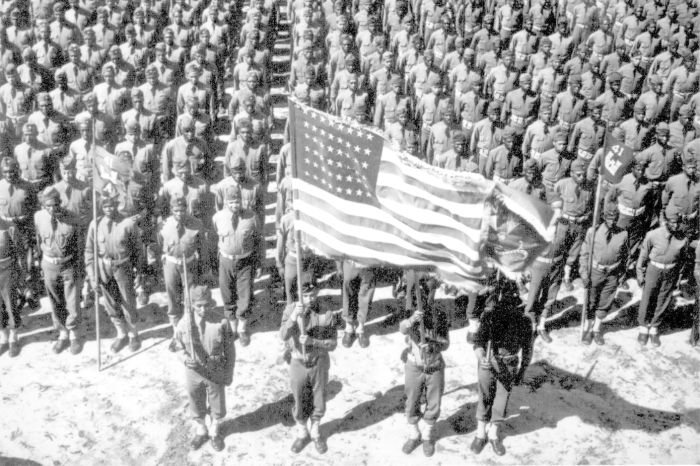 African American soldiers during WWII